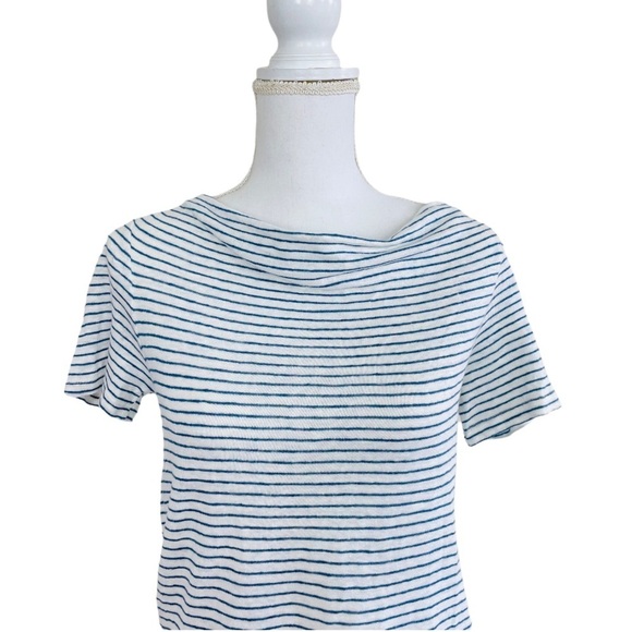 Anthropologie Maeve Horizon Linen Tee - Picture 9 of 13